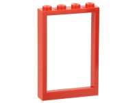 LEGO part Fenster 1 x 4 x 5 mit festen Noppen 2493a