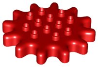 LEGO part Duplo Gear 6 x 6 - 12 Tooth (26835)