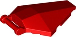 LEGO part Windscreen 6 x 4 x 1 Hexagonal with Bar Handle (27262)
