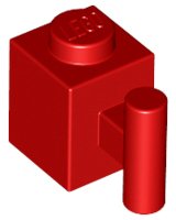 LEGO part Brick, Modified 1 x 1 with Bar Handle 2921