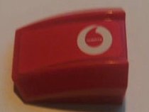 LEGO part Schräge, gewölbt 2 x 2 Lippe mit Vodafone Muster rechts (Aufkleber) - Sets 8654 / 8375 (30602pb032R)
