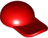 LEGO part Large Figure Headgear, Super Mario Cap with Long Curved Bill (Diddy Kong) 3562