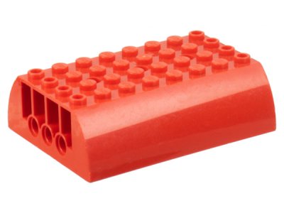 LEGO part Slope, Curved 6 x 8 x 2 Double (45411)