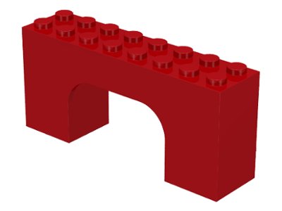 LEGO part Arch 2 x 8 x 3 (4743)