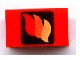 LEGO part Panel 1 x 2 x 1 with Classic Fire Logo Pattern 4865pb004