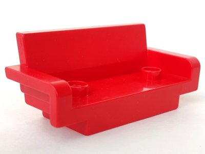 LEGO part Duplo, Furniture Couch / Sofa 2 x 6 (4888)