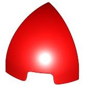 LEGO onderdeel Slope, Curved 1 x 1 Corner Round 5848