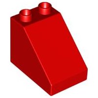 LEGO part Duplo, Brick 3 x 2 x 2 Slope (63871)
