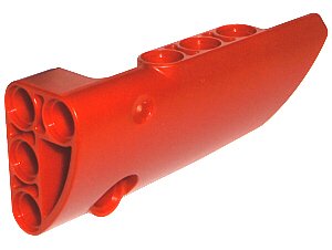 LEGO onderdeel Technic, Panel Fairing # 4 Small Smooth Long, Side B (64391)