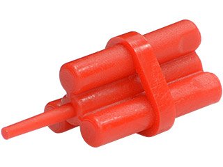 LEGO onderdeel Minifigure, Utensil Dynamite Sticks Bundle (64728)