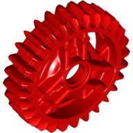 LEGO onderdeel Technic, Gear 28 Tooth Double Bevel with Pin Hole (65413)