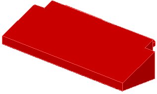 LEGO part Homemaker Awning 2 x 6 (678)