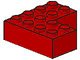 LEGO onderdeel Brick 4 x 4 Corner (702)