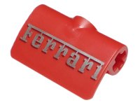 LEGO onderdeel Technic, Panel Curved 2 x 3 x 1 with Silver Large 'Ferrari' Logo Pattern 71682pb006
