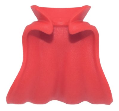 LEGO part Minifigure Cape Rubber, Billowing with High Rounded Collar (Cloak of Levitation) (79786)