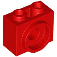 LEGO onderdeel Technic, Brick Modified 1 x 2 x 1 1/3 with Rotation Joint Socket 80431