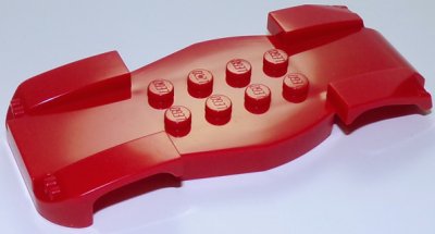 LEGO onderdeel Vehicle, Base 4 x 10 with 4 Headlights (85779)