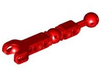 LEGO part Hero Factory Arm / Leg with Ball Joint on Axle and Ball Socket and 4 Pin Holes (90605)