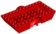 LEGO part Vehicle, Base 6 x 12 x 2 Trailer with Mudguards and 4 x 10 Recessed Center (91526)
