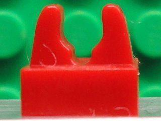LEGO part Tile, Modified 1 x 1 with Clip with Center Cut (93794)
