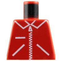 LEGO part Torso Zipper Straight on Jacket Pattern 973p13