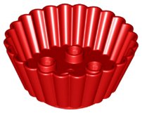 LEGO part Duplo Cupcake / Muffin Cup with 2 x 2 Studs (98215)