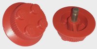 LEGO part Train Wheel with 2 x 2 Stud Center, Traction Teeth wheel1a