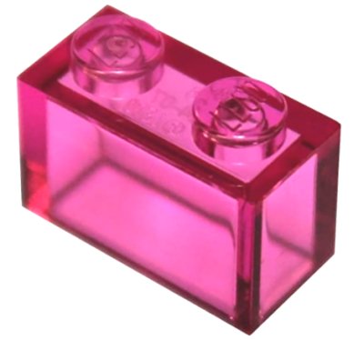 LEGO part Steen 1 x 2 sin Tubo Inferior (3065)