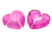 LEGO part Clikits, Icon Heart 2 x 2 Small with Hole 45452