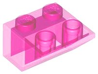 LEGO onderdeel Slope, Inverted 45 2 x 2 without Bottom Tube (7261)