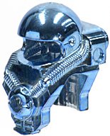LEGO part Minifigure, Headgear Helmet with 2 Studs on Back (71966)