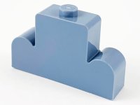 LEGO part Brick, Modified 1 x 4 x 2 Center Stud Top 4088