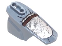 LEGO part Hero Factory Armor with Ball Joint Socket - Size 6 with Mandalorian Armor Pattern (Jango Fett) 90638pb03
