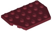 LEGO part Wedge, Platta 4 x 6 Cut Corners 32059