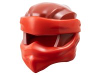 LEGO part Minifigure, Headgear Ninjago Wrap Type 6 with Molded Red Wraps and Knot Pattern 4910pb04