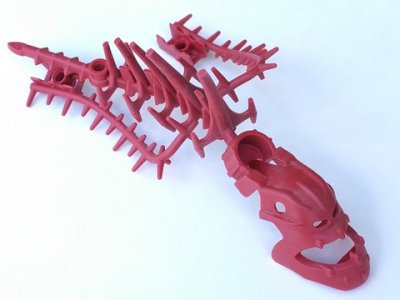 LEGO part Bionicle Piraka Spine Flexible with Mask and Arm Covers, Hakann (53573)
