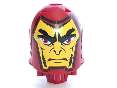 LEGO part Large Figure Head with Vladek Pattern (bb0153pb05)