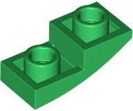 LEGO onderdeel Schuin, Gebogen 2 x 1 x 2/3 Omgekeerd 24201