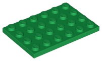 LEGO part Plate 4 x 6 (3032)