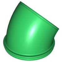 LEGO part Duplo Ball Tube 45 degrees (31195)