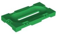LEGO onderdeel Sports Field Section 8 x 16 with Horizontal Slot (41819)