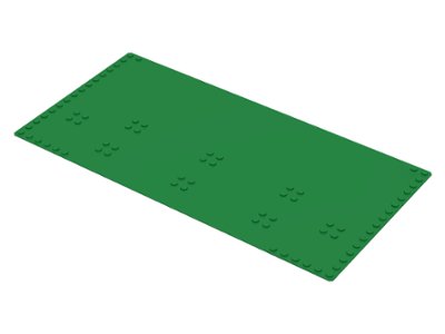 LEGO part Baseplate 16 x 32 with Warehouse Set 341 Stud Pattern (811)