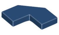 LEGO part Tile, Modified Facet 2 x 2 27263