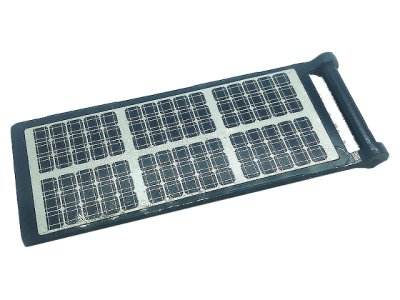 LEGO part Bandiera 7 x 3 with Bar Handle with Solar Panels Pattern (Sticker) - Set 60227 (30292pb051)