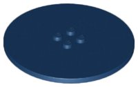 LEGO part Tile, Round 8 x 8 with 4 Studs in Center 6177