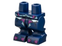 LEGO part Hips and Animal Legs with Magenta Claws and Metallic Light Blue Insect Exoskeleton Segments Pattern 970cf00pb06