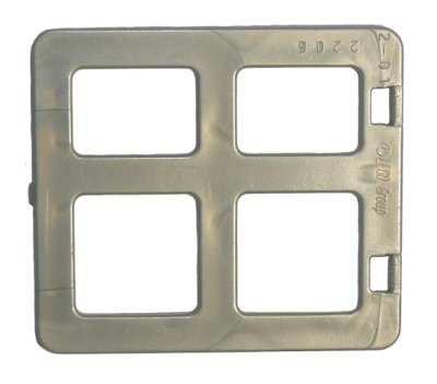 LEGO part Duplo Door / Window Pane 1 x 4 x 3 with 4 Different Size Panes Square Corners (2206)