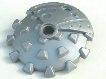 LEGO onderdeel Bionicle Weapon 5 x 5 Shield with Saw Blade Studded (45275)