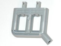 LEGO part Technic Engine Tuneable, Single Exhaust with 2 Fixed Rotatable Pins (for part 2133) 46455c01