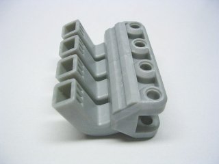 LEGO onderdeel Technic Engine RC Car Quadruple Pipe (49828)